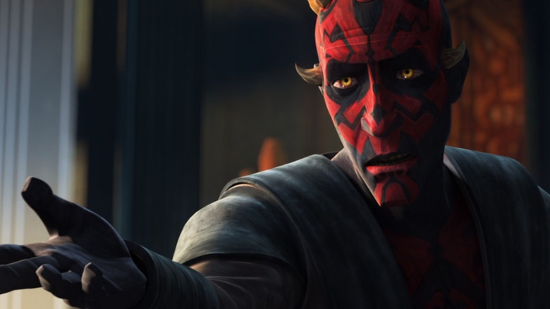 Darth Maul extends his hand