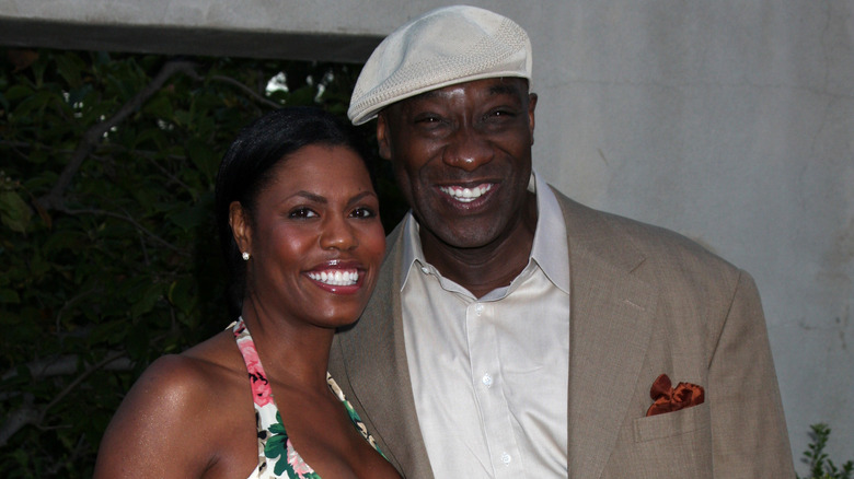 Michael Clarke Duncan and Omarosa Manigault