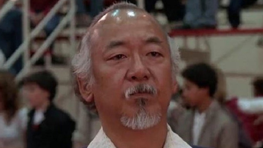 Mr. Miyagi watching