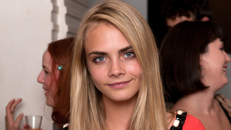 Cara Delevingne smiling