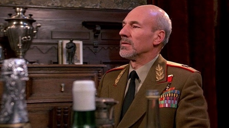 Patrick Stewart as a Russian general