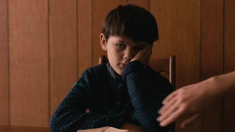 Young James exasperated in The End of the F***ing World