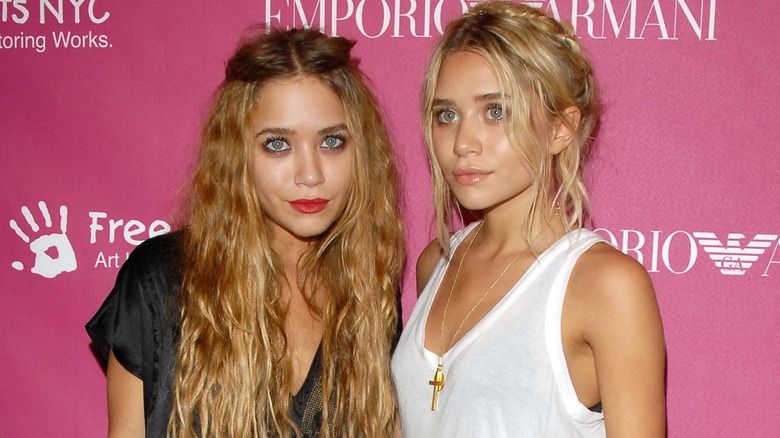 The Olsen twins at gallery opening