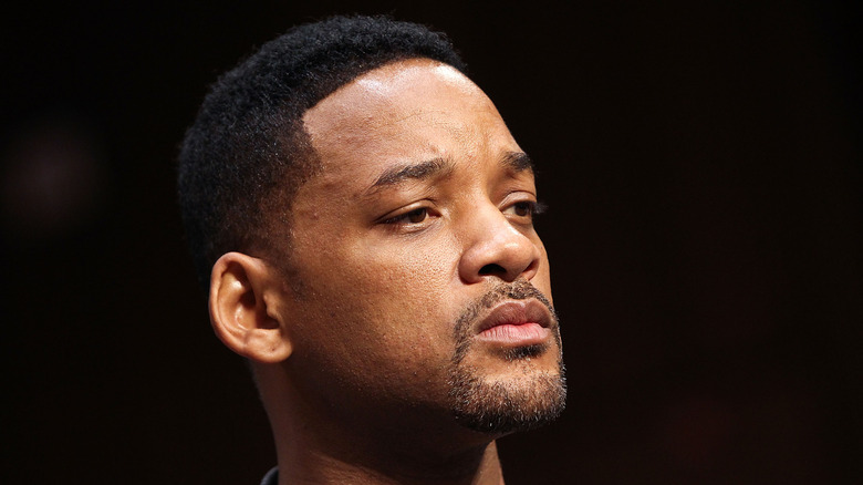 Will Smith staring