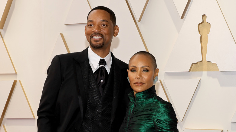 Will Smith with Jada at the Oscars