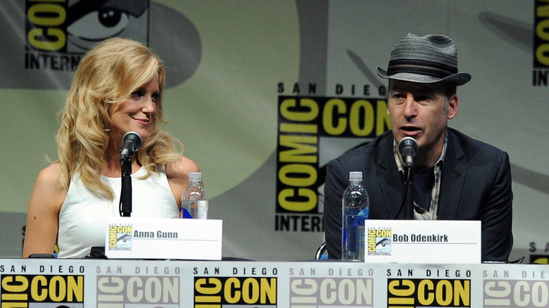 Anna Gunn and Bob Odenkirk at Comic-Con