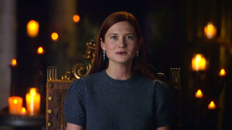 Bonnie Wright looking ahead