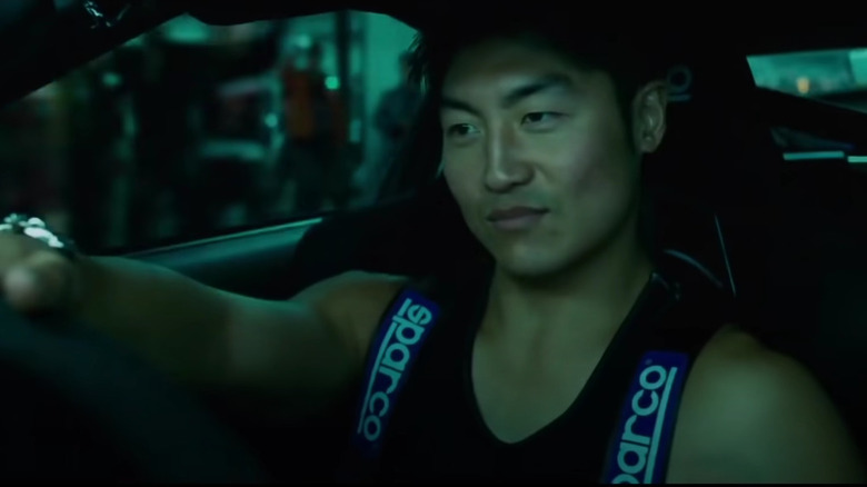 Brian Tee smirking