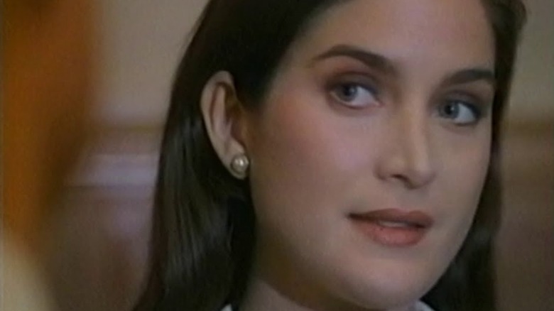 Carrie-Anne Moss side-eye on Dark Justice