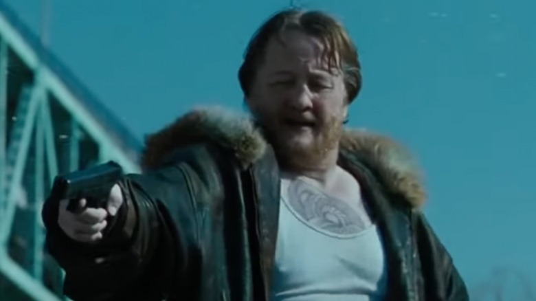 Christian Stolte pointing gun