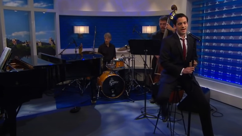 Donnell sings a showtune in a CBS show