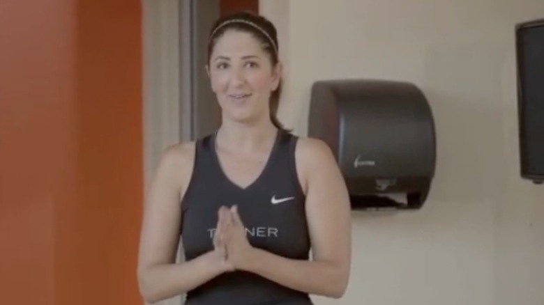 D'Arcy Carden in workout gear Broad City