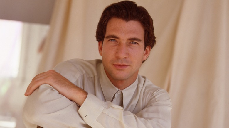 Young Dylan McDermott posing for photo