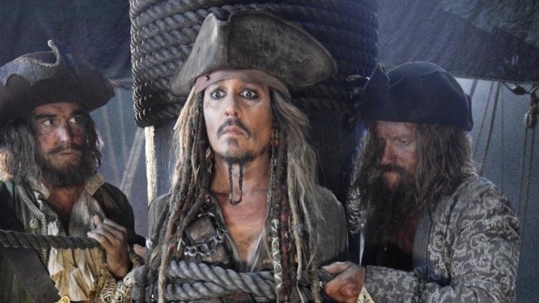 Johnny Depp in Pirates of the Caribbean