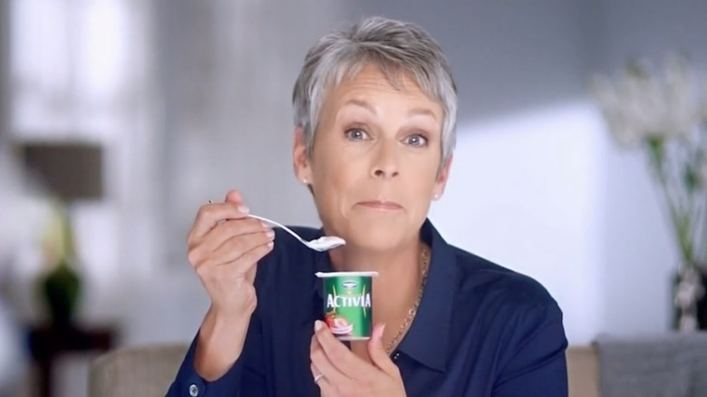 Jamie Lee Curtis eats Activia