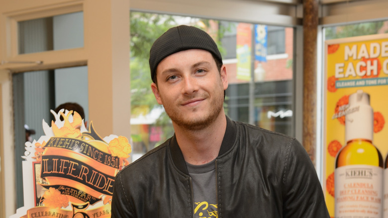 Jesse Lee Soffer in biker gear