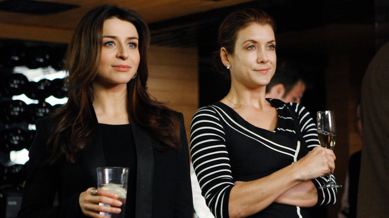 Addison Montgomery with Amelia Shepherd