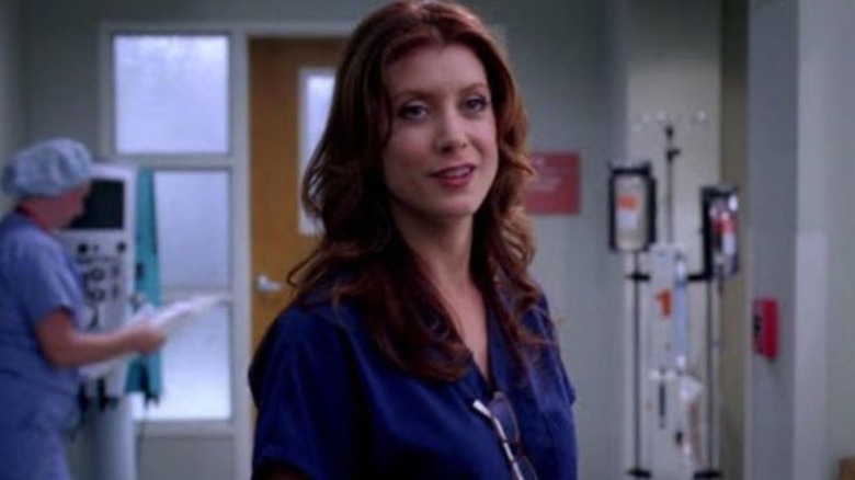 Addison Montgomery standing in Seattle Grace Hospital