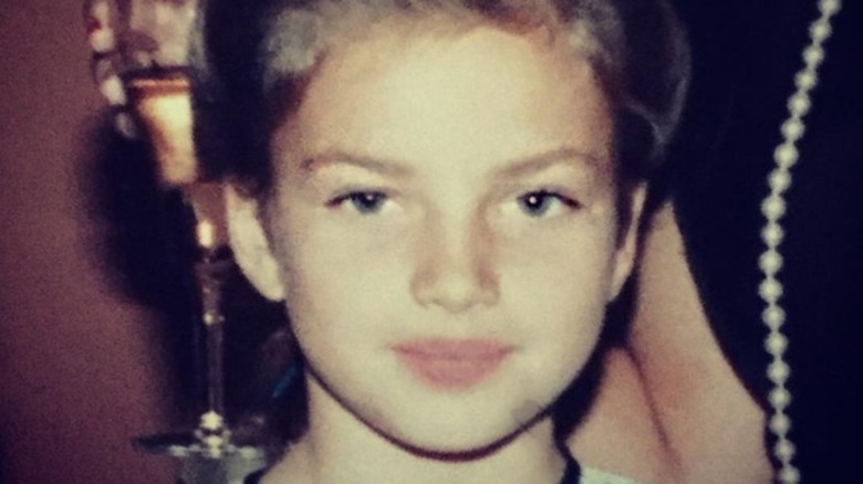 Lauren German as a child