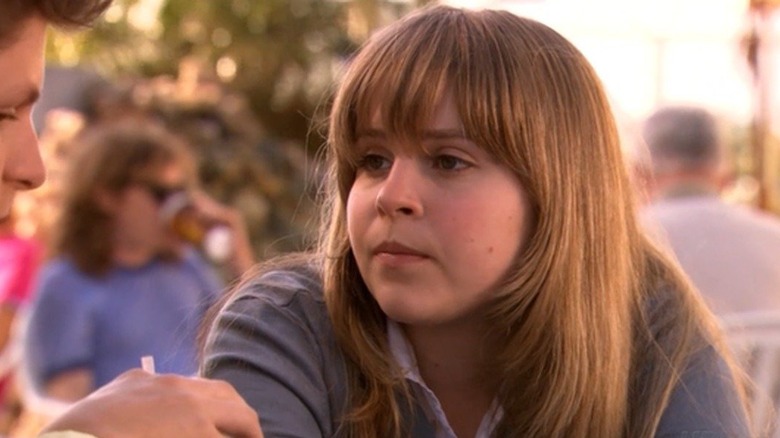 Mae Whitman with bangs