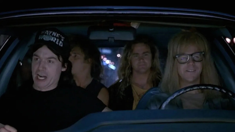 Wayne and Garth singing to "Bohemian Rhapsody" in the car in Wayne's World