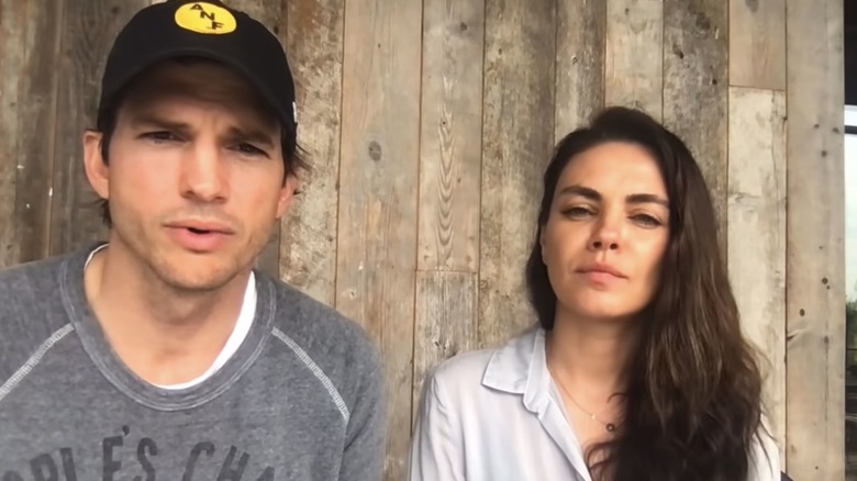 Kutcher and Kunis ask for help