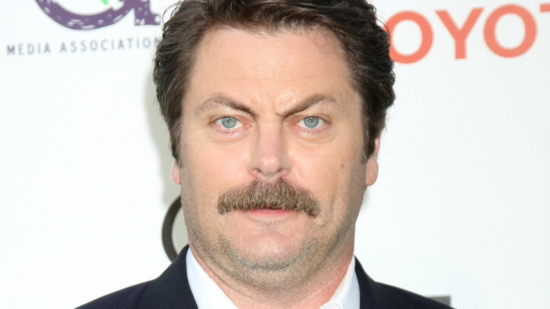 Nick Offerman at event