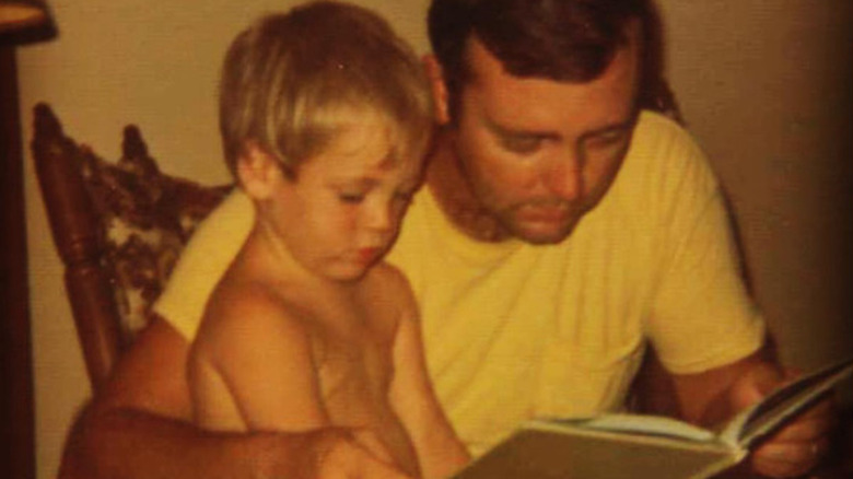 Nick offerman as a child with his dad