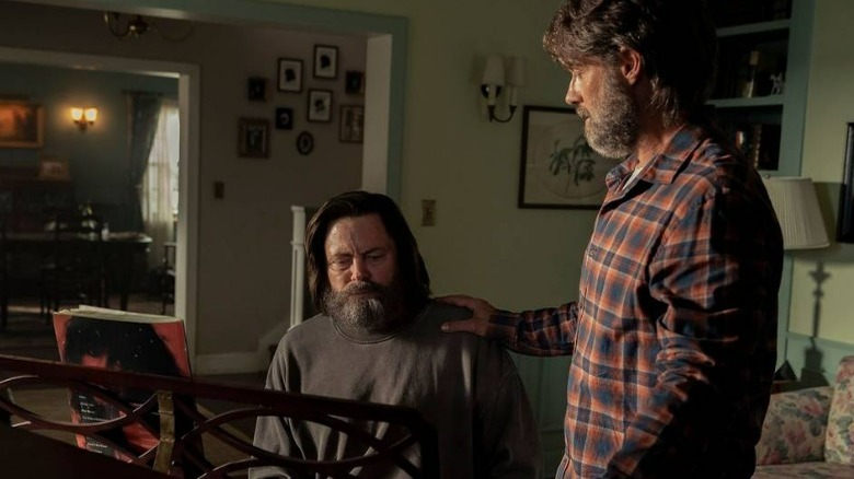 Nick Offerman plays Bill in The Last of Us