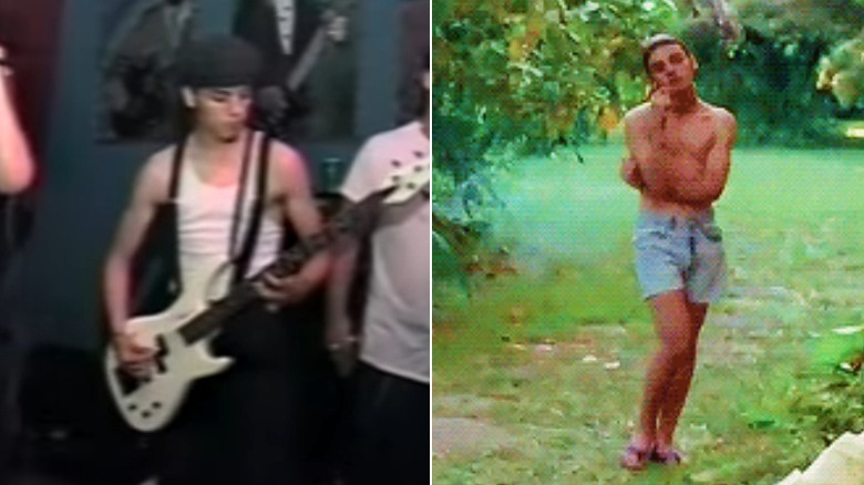 Oscar Isaac playing bass, and the pool boy in Illtown