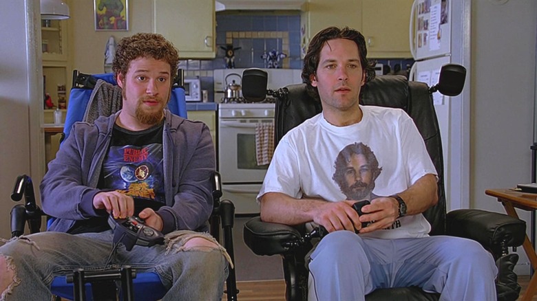 Seth Rogen and Paul Rudd in The 40-Year-Old Virgin