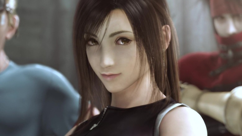 Tifa Lockhart looking into camera