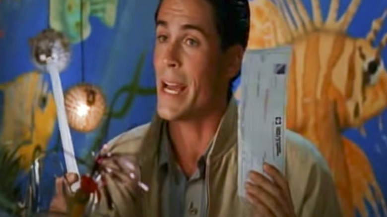 Rob Lowe Benjamin Kane Wayne's World holding checks