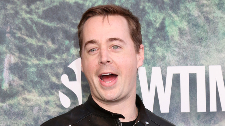 Sean Murray mouth open