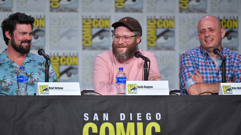 urban, rogen, and k--- at comic con