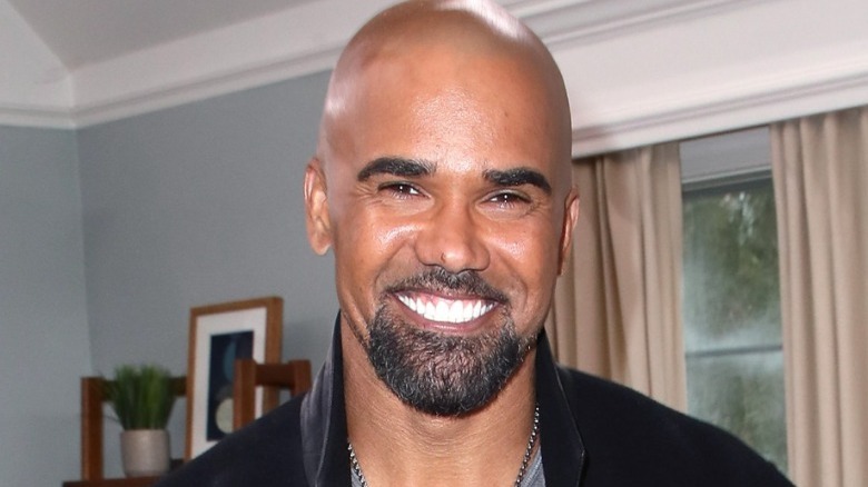 Shemar Moore smiles