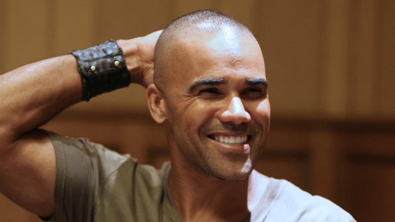 Shemar Moore poses