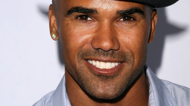 Shemar Moore smiles