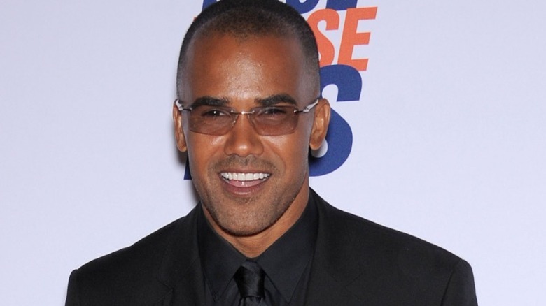 Shemar Moore poses