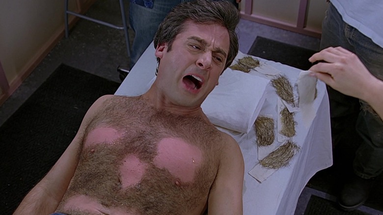 Steve Carell screaming in The 40-Year-Old Virgin