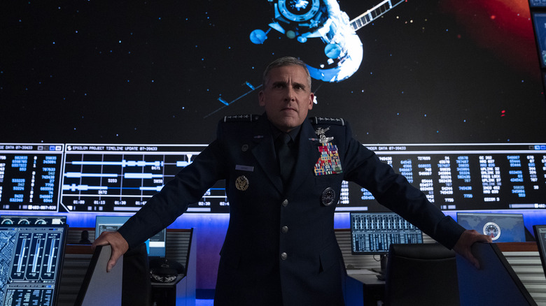 Steve Carell as Mark Naird in Space Force 