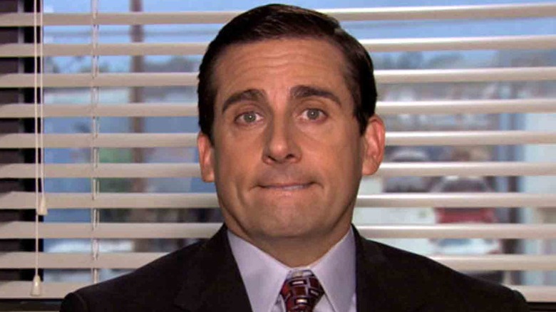 Michael Scott smirking in The Office 