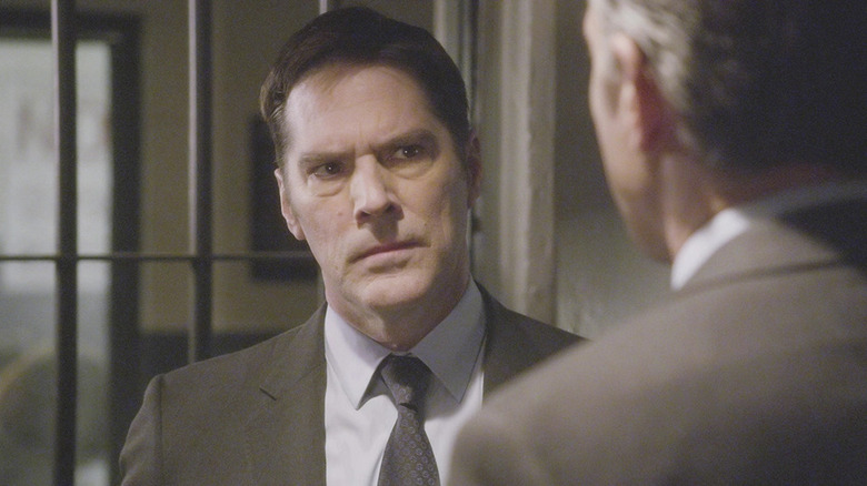 Agent Hotchner looking irritated