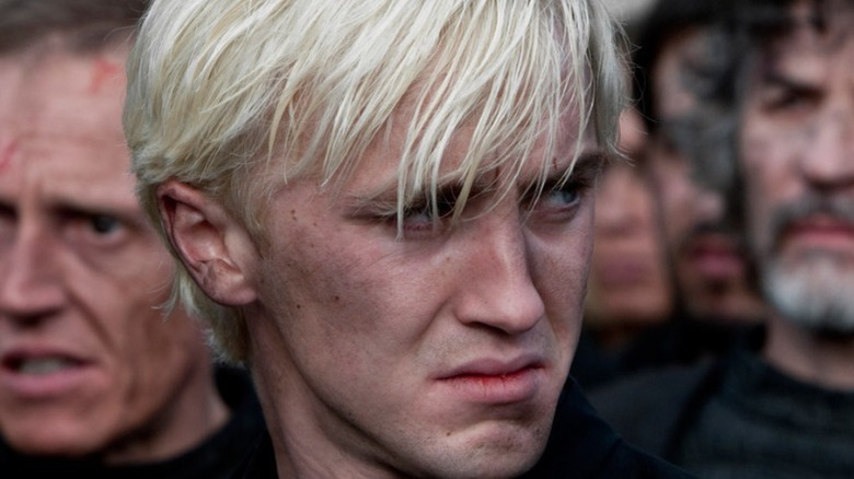 Draco looks sad