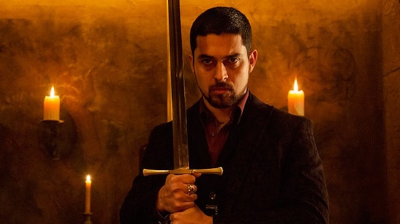 Valderrama holds sword From Dusk till Dawn: The Series