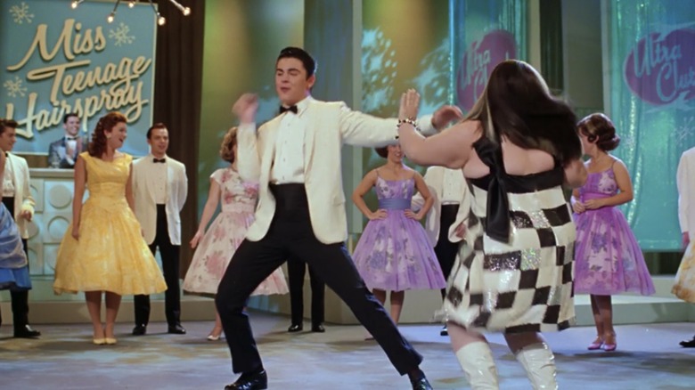 Zac Efron and Nikki Blonsky in Hairspray