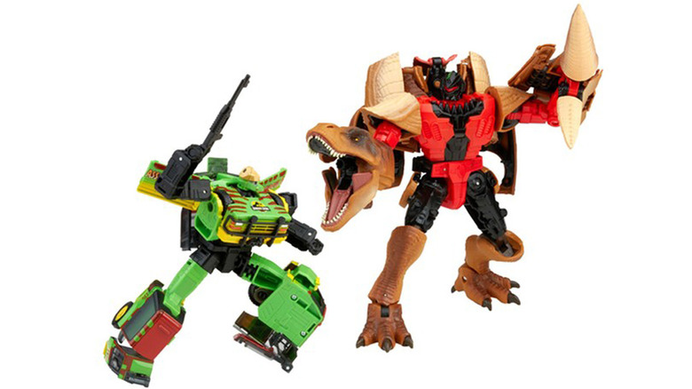 Tyrannocon Rex and Autobot JP93