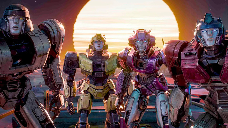 The Transformers assemble for battle