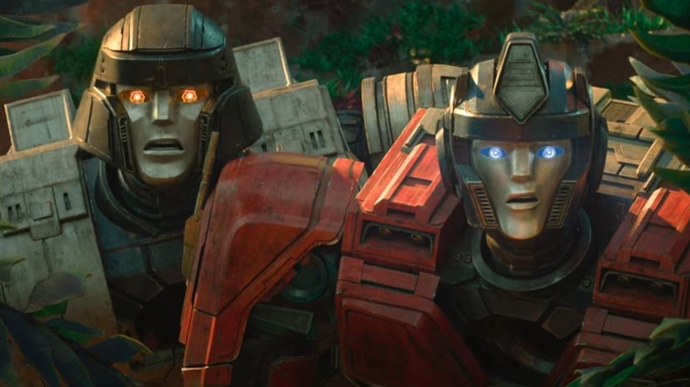 Megatron and Optimus Prime surprised