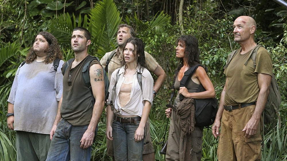 The cast of Lost looking very perplexed